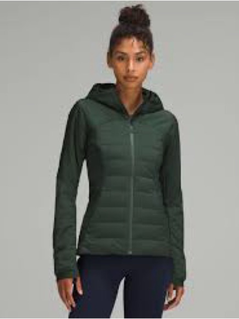 Lululemon Women’s Hooded Lightweight Quilted Jacket -  Green